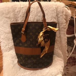 Vintage Louis Vuitton Monogram Bucket Bag